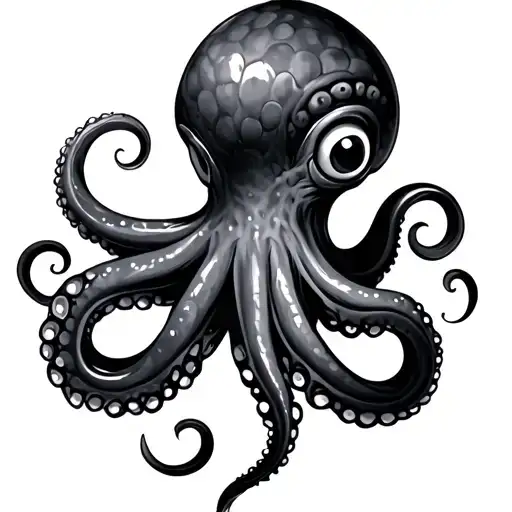 Japanese octopus tattoo design idea