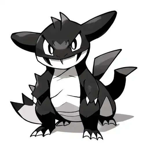 Pokemon tattoo with Feraligatr, Shuckle and Umbreon tattoo design idea