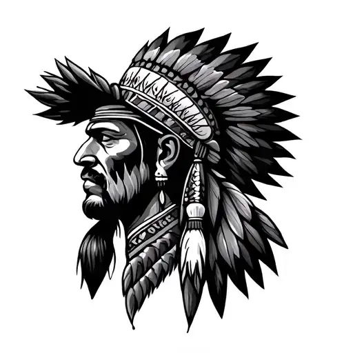 indigenous plumber tattoo design idea