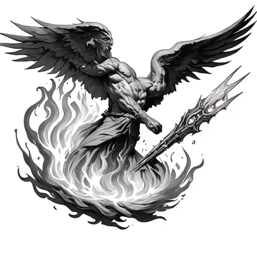 Prometheus Fire tattoo design idea