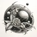 Filler Space tattoo design idea