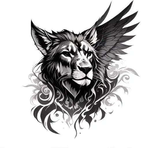 Dante, México, melancholic, warrior, acuarius, black work, warrior and animal tattoo design idea