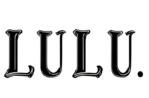 "LULU" tattoo design idea