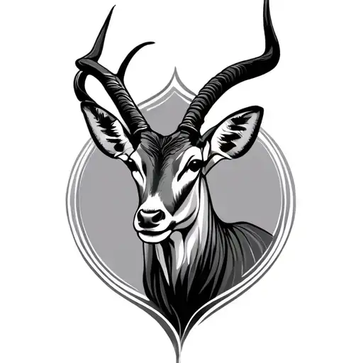 Eland tattoo design idea