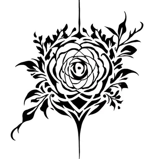 Bdsm classic and elegant tattoo design idea