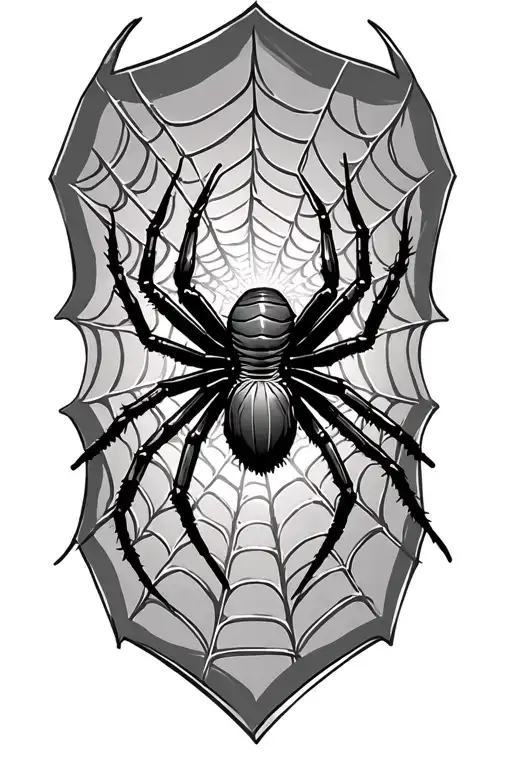 stephen curry spider weaving a web tattoo design idea