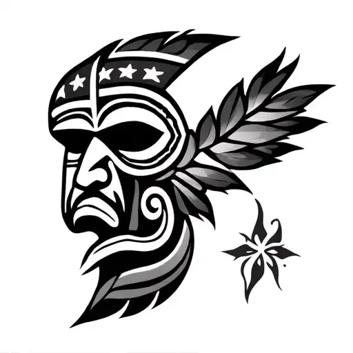Puerto Rican Taino tattoo design idea