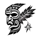 Puerto Rican Taino tattoo design idea