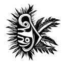 Puerto Rican Taino tattoo design idea