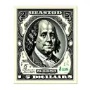 5 Dollar Bill tattoo design idea