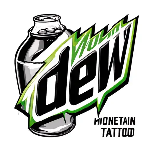 honey bun, Vienna sausages,diet Mountain Dew tattoo design idea