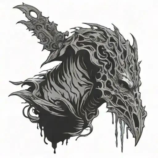 bloodborne inspired tattoo tattoo design idea
