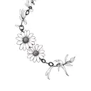 daisy chain tattoo design idea