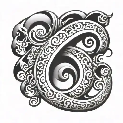 question mark sythe tattoo design idea
