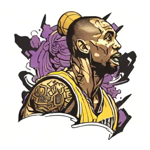 kobe bryant tattoo design idea