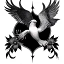 Psalm 144:1 tattoo design idea