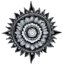 Chakra tattoo design idea