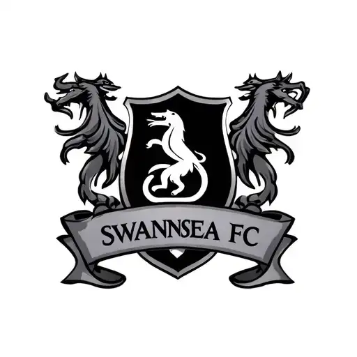 Swansea FC badge surrounded tattoo design idea