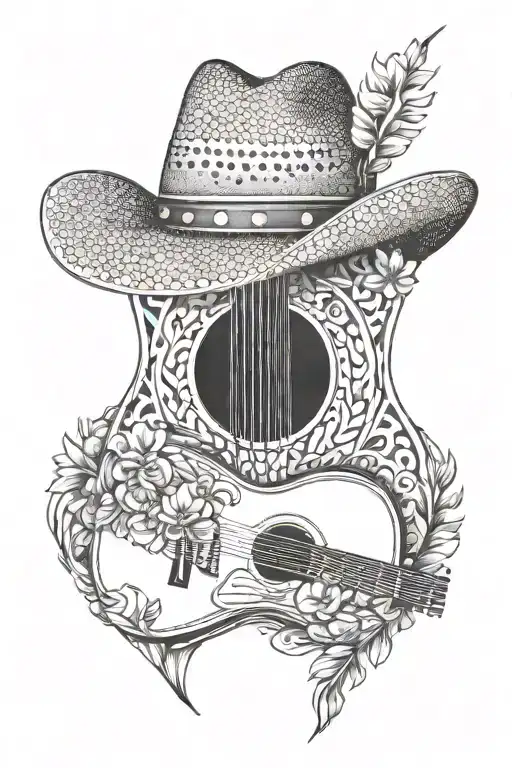 country music tattoo design idea