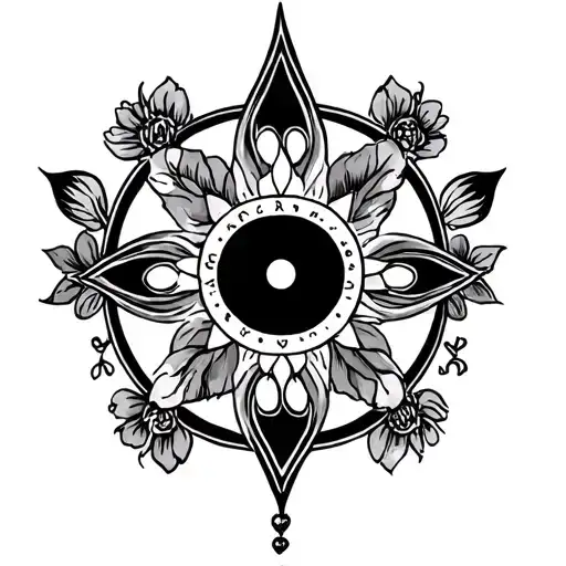 Romany Gypsy symbol tattoo design idea