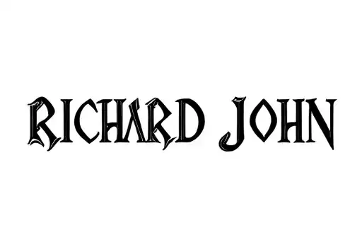 "Richard John" tattoo design idea