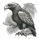 Wedge Tailed Eagle tattoo design idea
