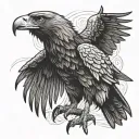 Wedge Tailed Eagle tattoo design idea