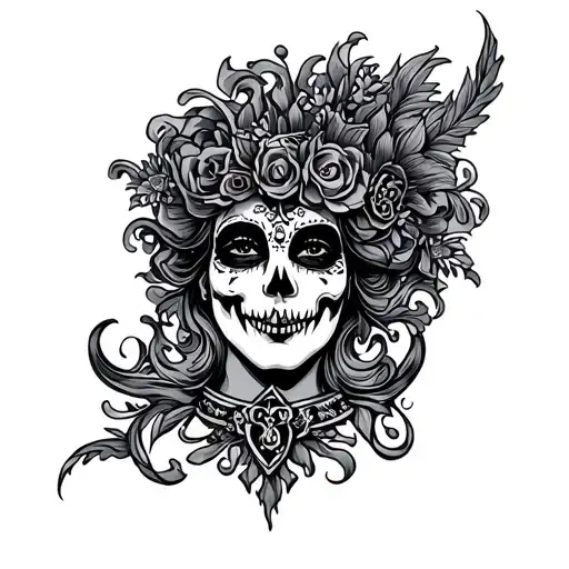 Cologne carnival tattoo design idea