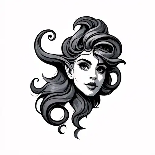 genie life tattoo design idea