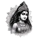 Lakshmi tattoo design idea