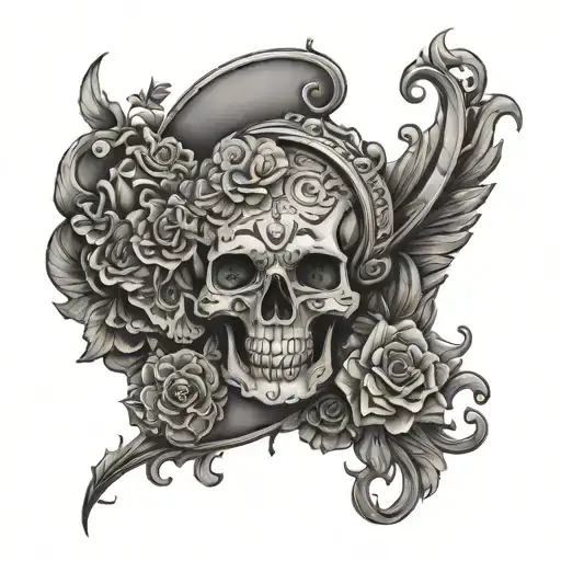 XVII tattoo design idea