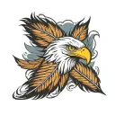 eagle feather   tattoo design idea