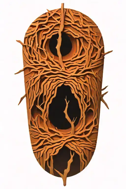 a stick tattoo design idea