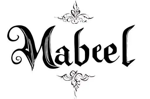 "Mabel" tattoo design idea