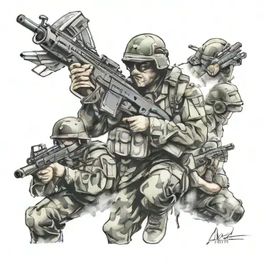 if you want peace, prepare for war tattoo design idea
