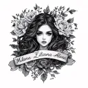 "Milana Liliana Alana" harts tatoo tattoo design idea