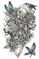 castor and pollux tattoo design idea