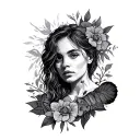 Abuse Survivor tattoo design idea