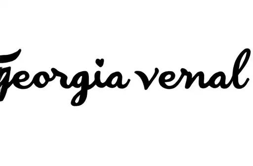 "Georgia vernal " tattoo design idea