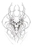 deamon incubus tattoo design idea