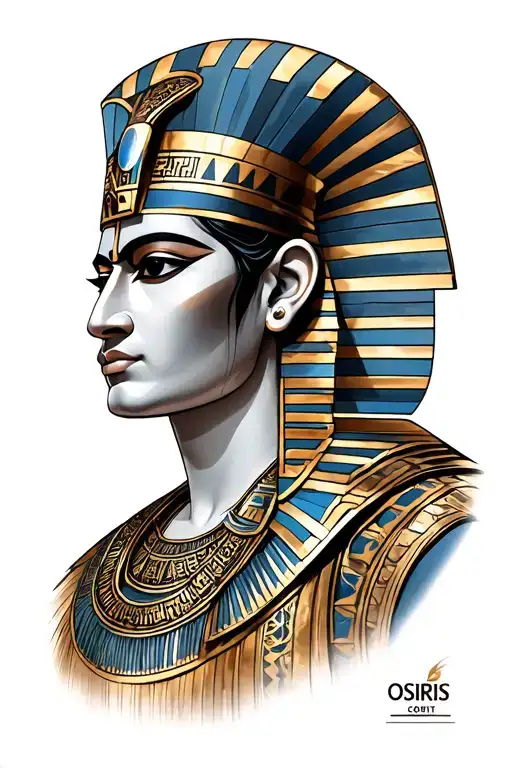 Osiris Egypt God tattoo design idea