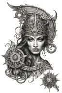 da Vinci Codes tattoo design idea