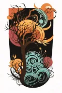 Outdoor tattoo design idea