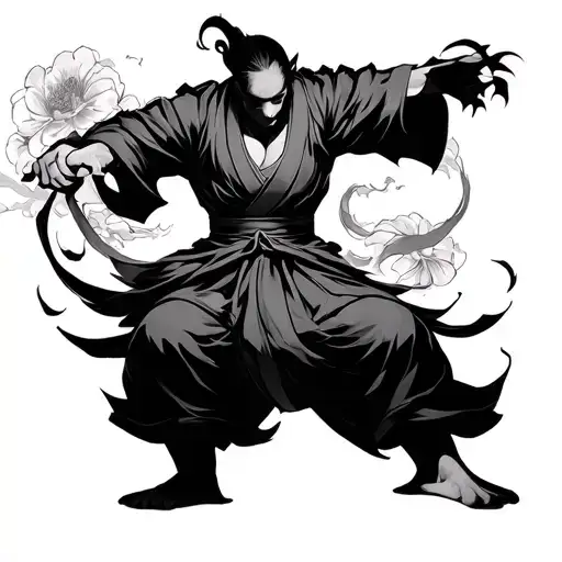 Ryomen Sukuna domain expansion from jujutsu tattoo design idea