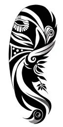 Puerto Rican taino  tattoo design idea