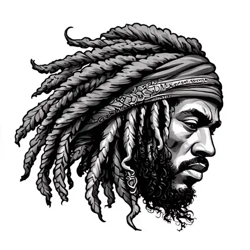 Rasta tattoo design idea