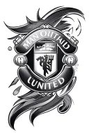 man utd tattoo design idea
