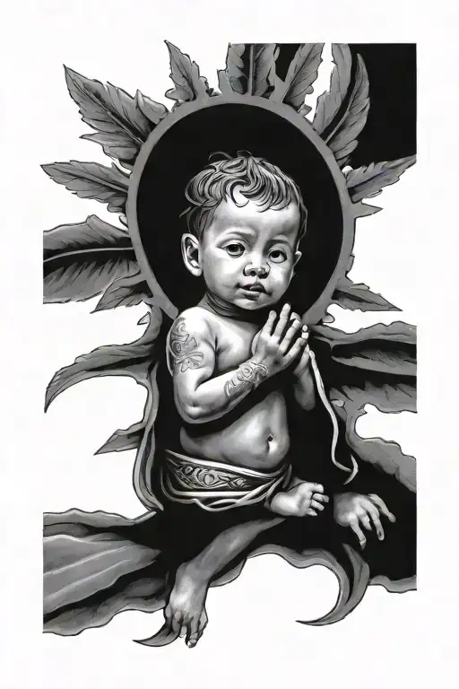 holy child of cebu tattoo design idea