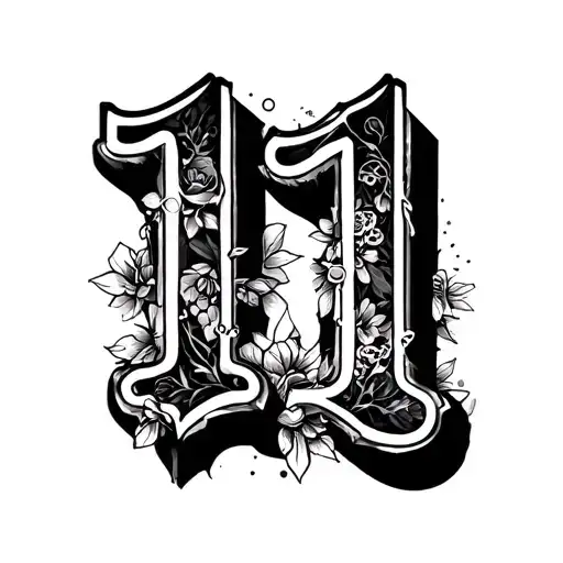 When you go to the tattoo artist or use the app, don't just say "I want the number 11", otherwise risks that offer you something tattoo design idea