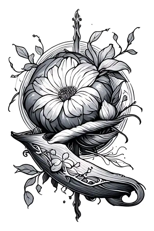 balance tattoo design idea